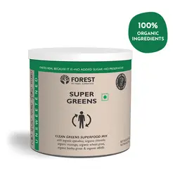 Forest Superfood - Super greens - Organic Barley Grass Powder and Wheat Grass Powder - Good for immunity and digestive health - 150gm icon