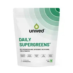 Unived -  Daily Supergreens - Unived - Daily Supergreens - With Supergreen Blends, Antioxidants, Multivitamins, Fibre & Probiotics - For  Gut Health icon