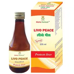 Maha Herbals -  Livo Peace Syrup - With Punarnava Mool - For Appetite, Digestion And Weight Gain icon