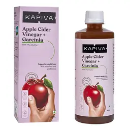 Kapiva Apple Cider Vinegar & Garcinia with The Mother - Supports Healthy Weight Loss icon
