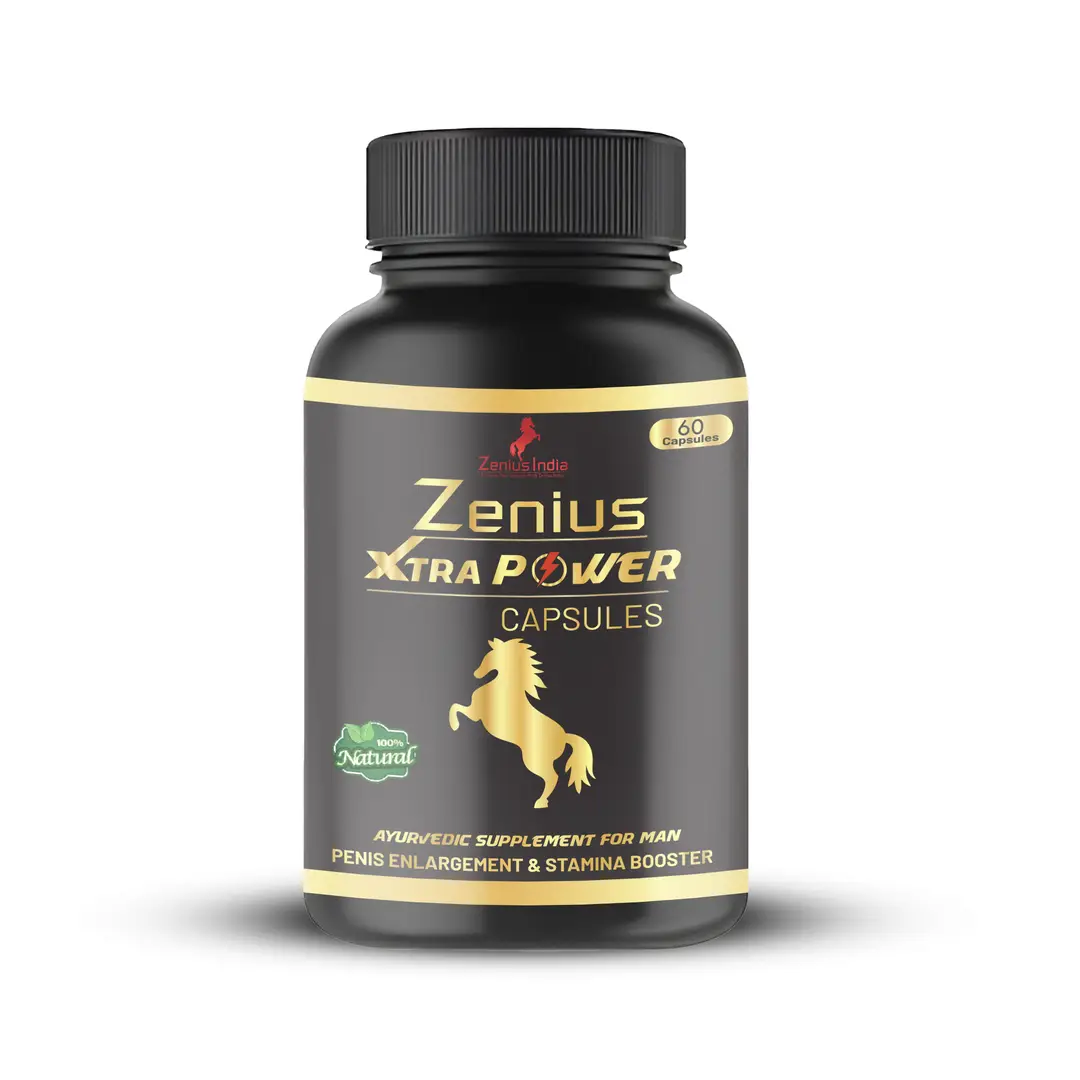 Zenius Xtra Power with White Musli Extract, Tribulus Extract for Strength, Stamina and Vitality - Pack of 1 (60 Capsules)