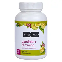 Kapiva Garcina + Slimming with Green Coffee & Garcinia Cambogia Indica - Helps with Appetite Control (60 Capsules) icon