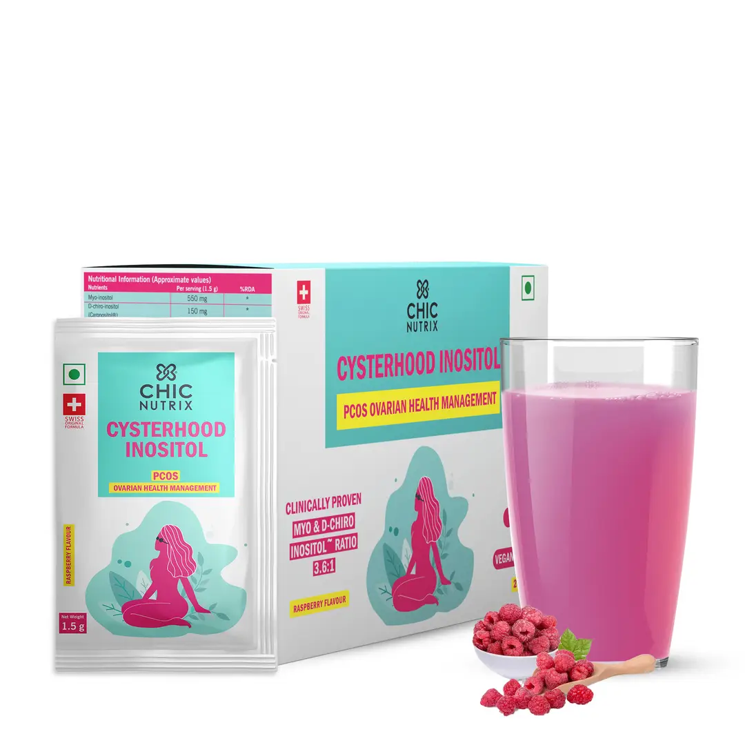 Chicnutrix Cysterhood Inositol for Pcos Ovarian Health Management - Pack of 1 (20 Sachets)