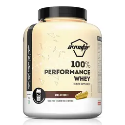 Avvatar Performance Whey Protein with 27.5g Protein for Building Strength and Enabling Muscle Growth - Malai Kulfi, 2 Kg