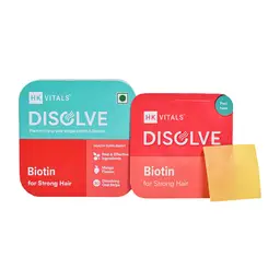 HealthKart -  HK Vitals DISOLVE Biotin, for Healthy Hair, No Added Sugar, Natural Mango, 30 Strips icon