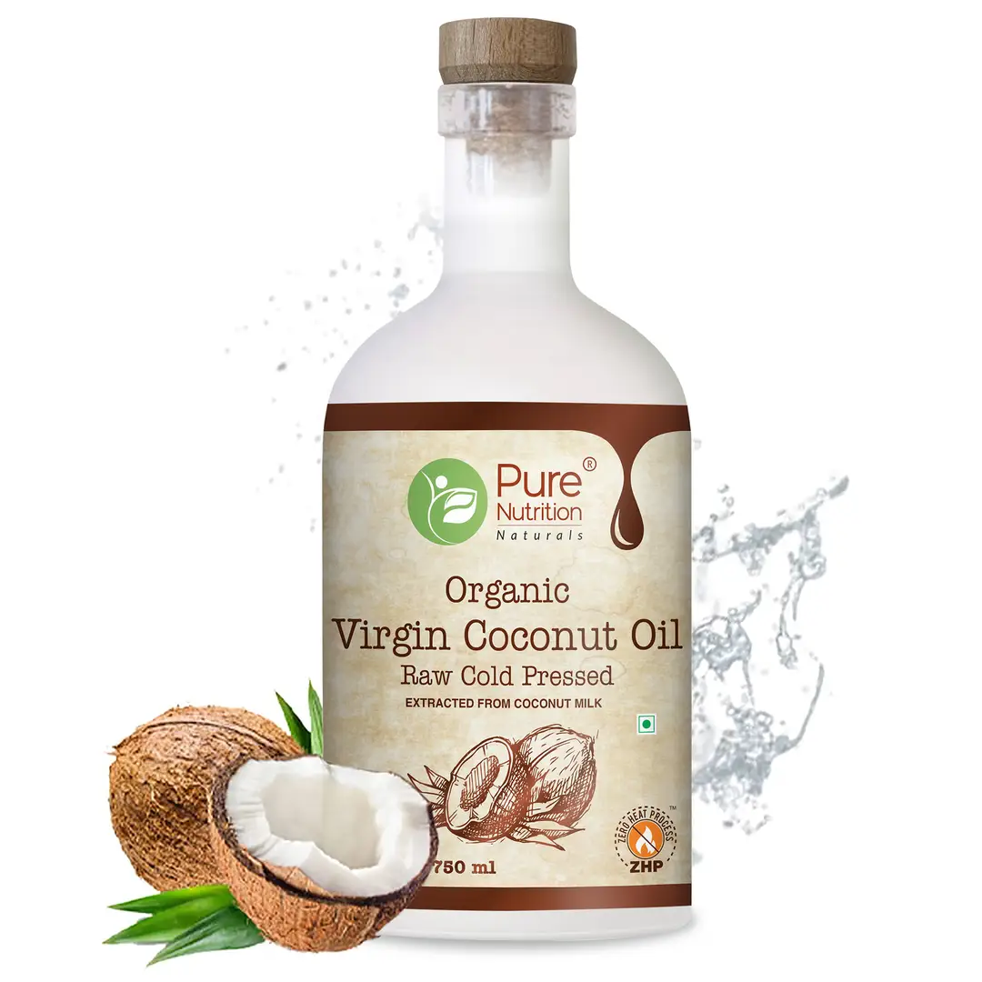 Pure Nutrition Virgin Coconut Oil for Hair Growth and Skin - 750 ml