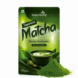 Simply Herbal Japanese Matcha Green Tea Powder support natural weight management, mental alertness, focus, and mood- 55 g icon