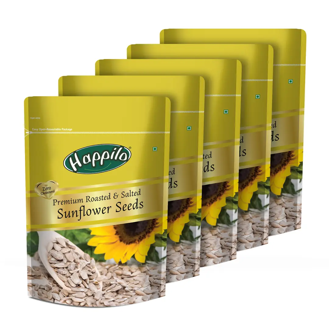 Happilo Premium Roasted & Salted Sunflower Seeds (No Shells) - 1250 gm