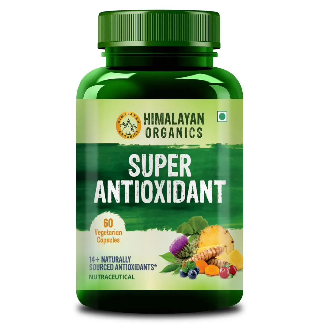 Vlado's Himalayan Organics Super Antioxidant Supplement for Overall Health - Pack of 1 (60 Capsules)