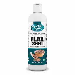 Nectar Valley Cold Pressed Flaxseed Oil | Rich In Omega 3 & Omega 6 Fatty Acids icon
