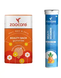 Zaocare Beauty Back Biotin (30 Gummies) & Multivitamin (15 Effervescent Tablets) icon
