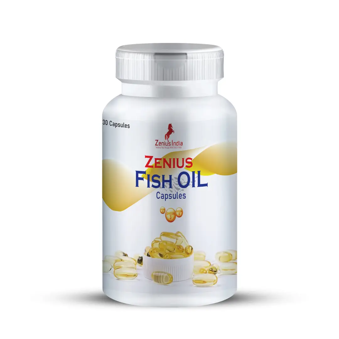 Zenius Fish Oil Capsules with Omega 3,6 and 9 for Heart Health - Pack of 1 (30 Capsules)
