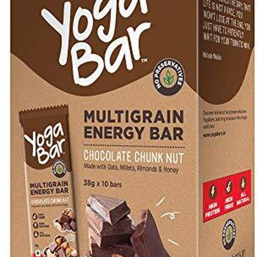 Buy Yogabar Chocolate Chunk Energy Bar + Choco Cereal 345g Online