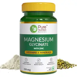 Pure Nutrition Magnesium l Magnesium Glycinate tablets for Bone and Muscle Health icon