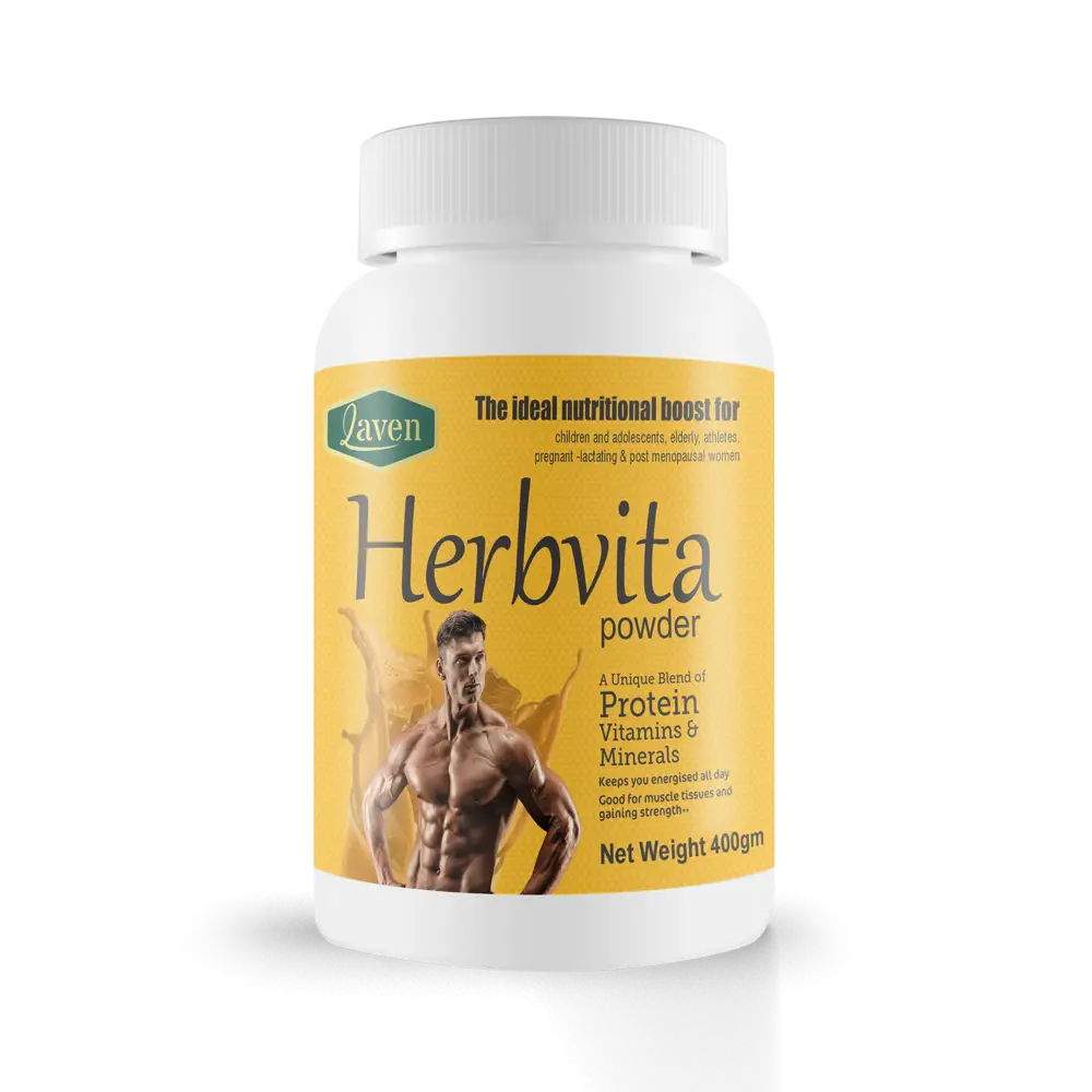 Laven Herbvita Powder for Weight Management - 400 gm