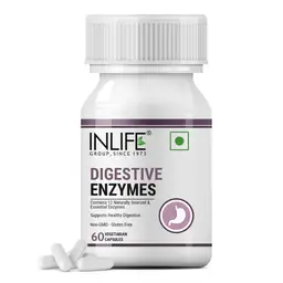 INLIFE - Digestive Enzymes Supplement for Digestive Support - 60 Vegetarian Capsules icon