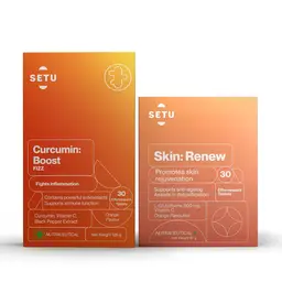 Setu Beauty Pack & Setu Curcumin Boost Combo - for Skin & Joint Health | Helps Build Immunity icon