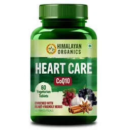 Himalayan Organics Heart Care with Arjuna Bark, Grape seed & CoQ10 icon