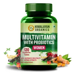 Himalayan Organics - Multivitamin with Probiotics for Women with 60+ Natural Extracts, Vitamins & Minerals icon