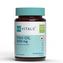 HealthKart -  HK Vitals Fish Oil Capsule For Men And Women (1000mg Omega 3 with 180 mg EPA & 120 mg DHA), for Brain, Heart, Eyes, and Joints Health, 30 Omega 3 Fish Oil Capsules icon
