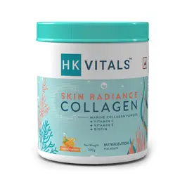 Healthkart -  Hk Vitals Skin Radiance Collagen Powder, Marine Collagen (Orange, 200 G), Collagen Supplements For Women & Men With Biotin, Vitamin C, E, Sodium Hyaluronate, Healthy Skin, Hair & Nails icon