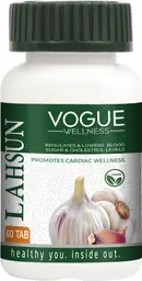 Vogue Wellness Lahsun Tablets for Healthy Heart, Regulates Blood Sugar