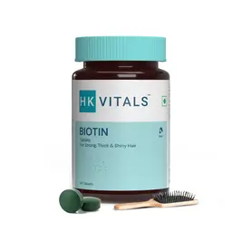 HealthKart - HK Vitals Biotin 10000mcg, Supplement for Hair Growth, Strong Hair and Glowing Skin, Fights Nail Brittleness, 90 Biotin Tablets icon
