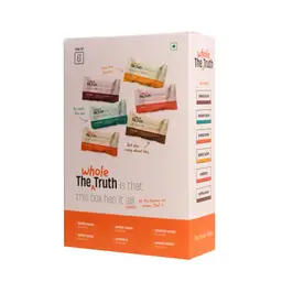 The Whole Truth - Protein Bars - Pack of 6 (6 x 52g) - No Added Sugar - All Natural icon