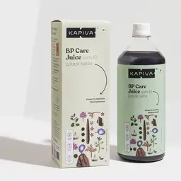 Kapiva BP Care Juice - With Arjuna Shankpushpi & 8 Herbs to Help with Blood Pressure & Cholesterol Levels - 100% Ayurvedic Juice (1L Bottle) icon