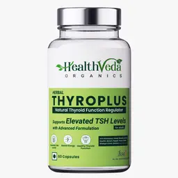 Health Veda Organics Thyroplus Supplement with Kanchanar, Harad, Baheda, Amla-Sounth for Thyroid Health and Healthy Cellular Metabolism icon