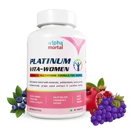 Alpha Mortal -  Platinum Daily Multivitamin tablets for Women - Vita Women - 60 Tablets icon