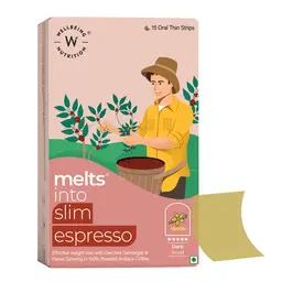 Wellbeing Nutrition -  Melts Slim Espresso - with Arabica Coffee, Garcinia Cambogia - for Effective Weight Management icon