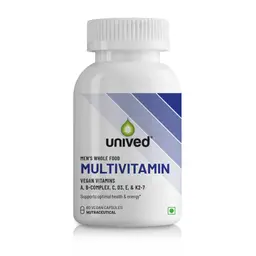 Unived -  Wholefood Multivitamin Men's - With Methylterahydrofolate - For Promoting Bone Health And Boosts Immunity icon