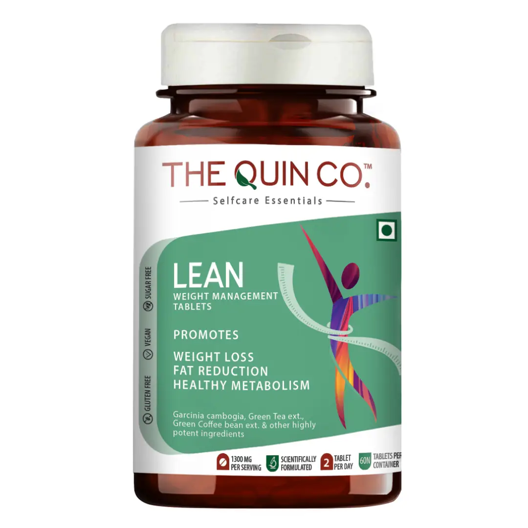 The Quin Co. - LEAN Weight Management for weight loss, fat reductions and healthy metabolism - Pack of 1 (60 Tablets)