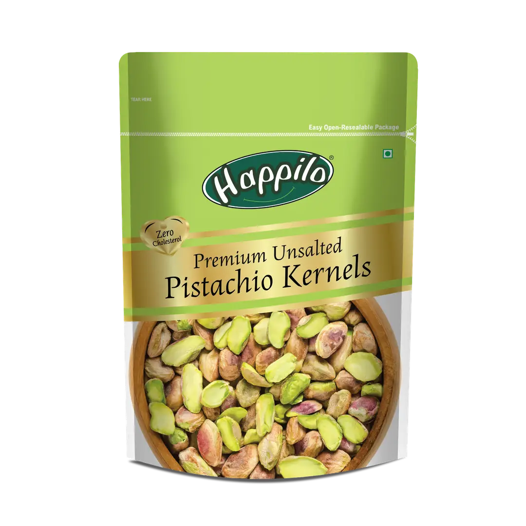 Happilo Premium Unsalted Pistachio Kernels - Pack of 1 (150 gm)