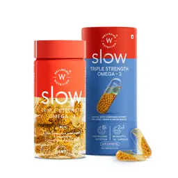 Wellbeing Nutrition Slow - Extra Virgin Omega-3 - with EPA, DHA and Curcumin - for Brain, Heart, Joints, Vision & Immunity icon