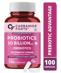 Carbamide Forte Probiotics Supplement 30 Billion for Digestive Health Support icon