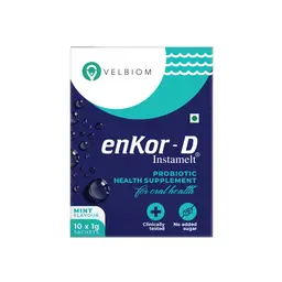 Velbiom EnKor-D for Oral Health, Prevents Sore Throat, Cough, Oral Infections and Prevents Bad Breath