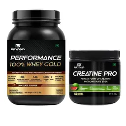 Beyond Fitness Performance 100% Whey Gold Protein and Creatine Pro Combo icon