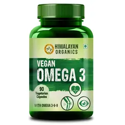 Himalayan Organics Vegan Omega 3 6 9 for Bone health, Muscle recovery & Heart Health icon