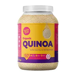 Yogabar Organic Quinoa - Certified Organic Gluten Free, Non-GMO (1.5kg) - Buy One Get One Free icon