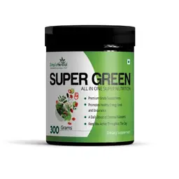 Simply Herbal  Superfood Green and Herbs Mix Supplement Powder for Better Digestion, Detox Promotes Skin Health- 300 g icon