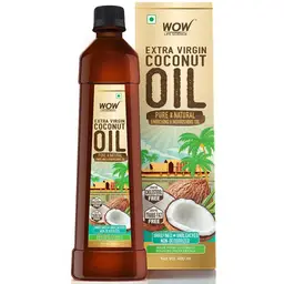 WOW Life Science Extra Virgin Coconut Oil for Cooking, Skin & Heart Health, Oil Pulling and Weight Loss icon