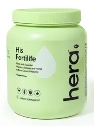 Hera His Fertilife - Male Fertility and Reproductive Health - Maca, Essential Vitamins, Minerals and Anitoixidants - 300 G Powder|Orange Flavour icon