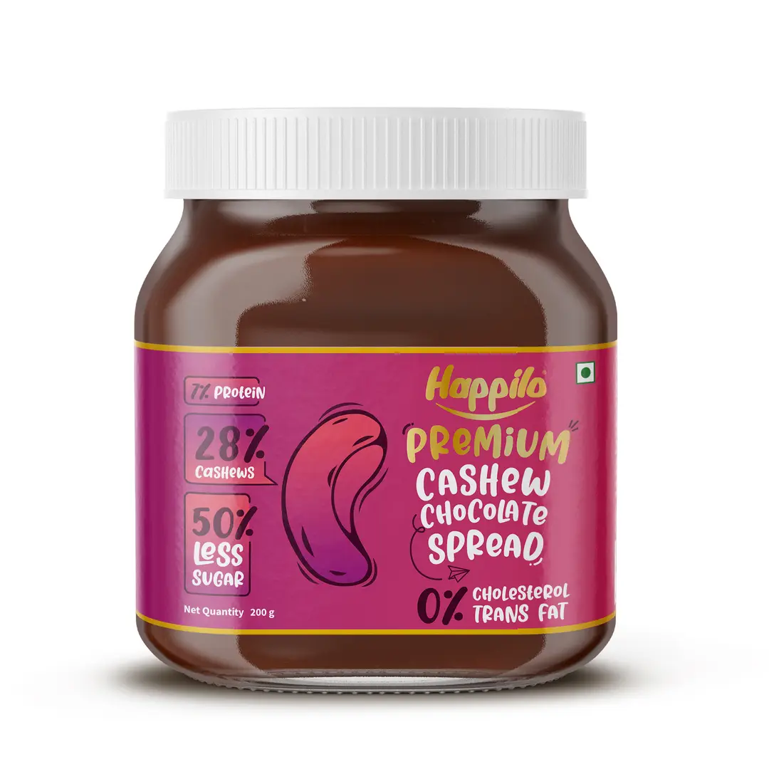 Happilo Premium Chocolate Cashew Spread - 200 gm