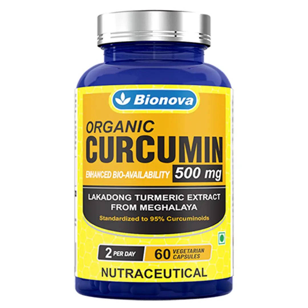 Bionova Curcumin Capsules 500 mg - Pack of 1 (60 Capsules)