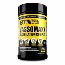 BTN Sports Vassomax Vasodilation Complex, Slow & Fast Release Formula Without Stimulants icon