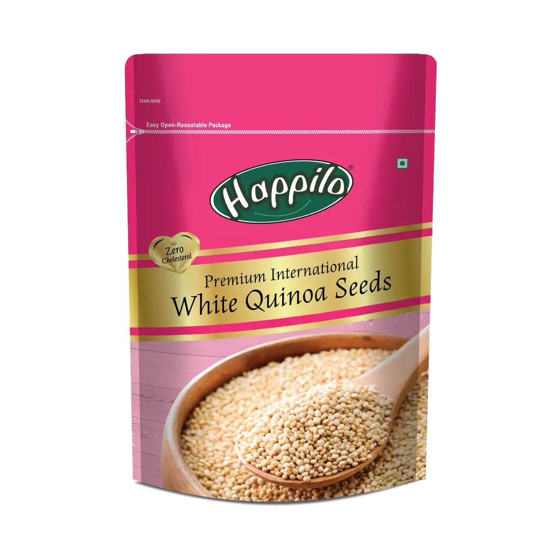 Happilo Premium International Peru White Quinoa Seeds - Pack of 1(500 gm)