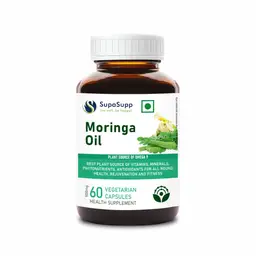 Sri Sri Tattva SupaSupp Moringa Oil Super Food Extract, 60 Caps | 500mg icon