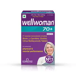 Wellwoman 70+ Comprehensive Support For Women - with Vitamin C, Alpha Lipoic Acid - for Mental Clarity And Sharpness icon